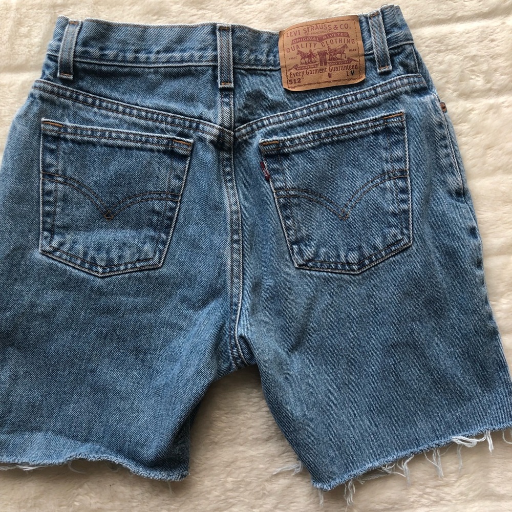 Vintage Levi’s 512 denim shorts